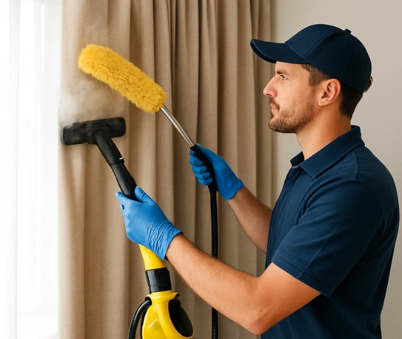 Emergency same-day curtain stain removal heathwood Matty Curtain Cleaning