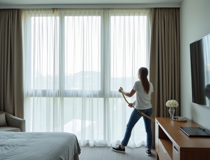 Heathwood Sheer Curtain Cleaning